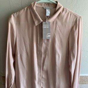 NWT H&M Women’s Silk Blouse